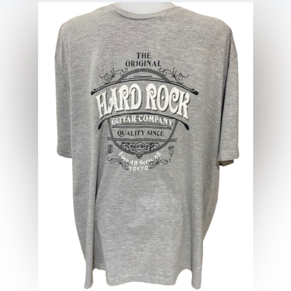 Hard Rock Cafe Tokyo Hard Rock Guitar Company Men’s T-Shirt 4X Large Authentic
